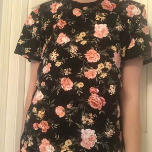 Forever 21 Mens Printed Floral Shirt